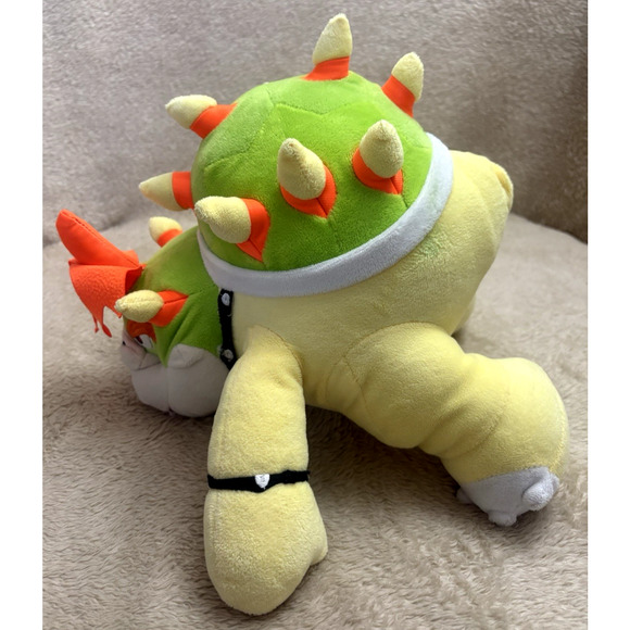 Nintendo SAN-EI 10" Super Mario Bowser King Koopa Plush Toy - Picture 3 of 9
